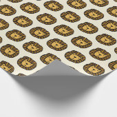 Cute lion cadeaupapier (Hoek)