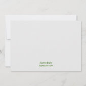 Cute Lion Colorful Baby Shower Invitations Kaart (Achterkant)