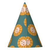 Cute lion colorful feesthoedjes (Achterkant)