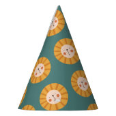 Cute lion colorful feesthoedjes (Links)