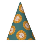 Cute lion colorful feesthoedjes (Rechts)