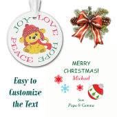 Cute Lion Cub Kinder Ornament