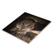 Cute lion cub tegeltje (Zijkant)