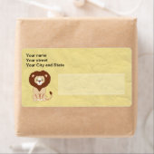 Cute Lion Etiket (Insitu)