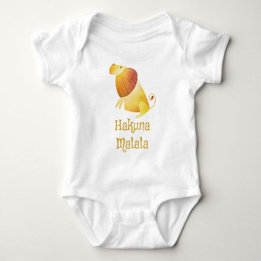 Cute Lion Hakuna Matata Romper (Voorkant)