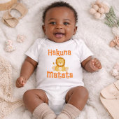 Cute Lion Hakuna Matata Romper