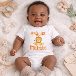 Cute Lion Hakuna Matata Romper