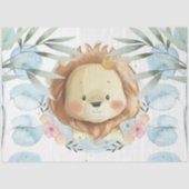 Cute Lion Illustration Tissuepapier (Voorkant)