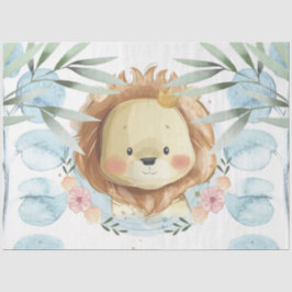 Cute Lion Illustration Tissuepapier