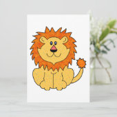 Cute Lion Kaart (Staand voorkant)