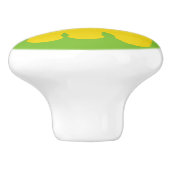 Cute lion keramische knop (Zijkant)