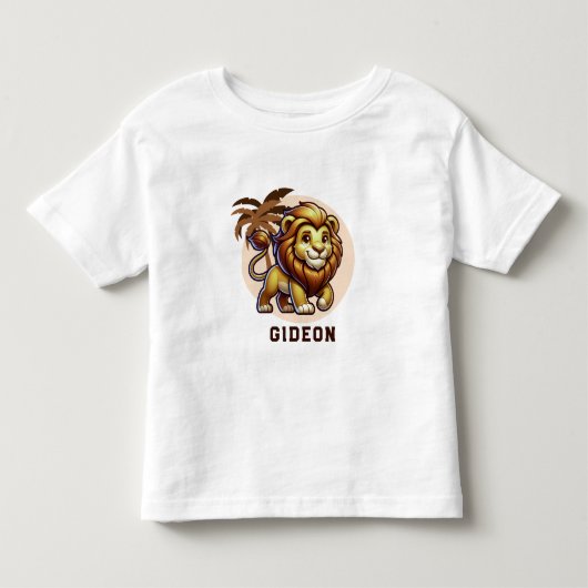 Cute Lion Kinder Shirts (Voorkant)