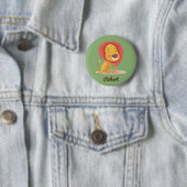 CUTE LION KING VOD JOUW NAAM TOE RONDE BUTTON 5,7 CM (In situ)