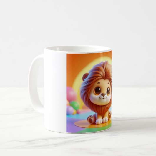 Cute Lion Koffiemok (Voorkant links)