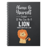 Cute Lion Lover Gifts Quote Funny Animal Humor Notitieboek (Voorkant)