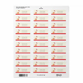 Cute Lion met ballonharten Valentijn Etiket (Full Sheet)