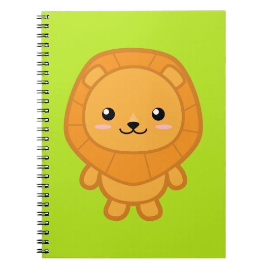 Cute Lion Notitieboek (Voorkant)