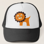 Cute Lion Oerwoud Safari Zoo Animals Tshirts Trucker Pet (Voorkant)