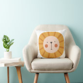 Cute Lion Oranje kinder Neursery Room Kussen (Stoel)