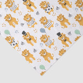 Cute Lion Pattern | wit Tissuepapier (Detail)