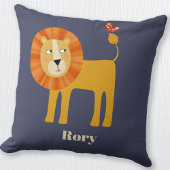 Cute Lion Personalized Kussen
