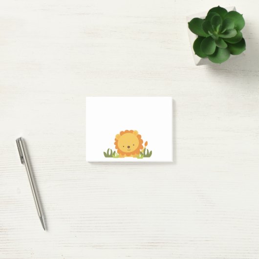 Cute Lion Post-it® Notes (Kantoor)