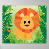 Cute Lion Poster (Voorkant)