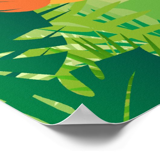 Cute Lion Poster (Hoek)