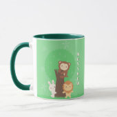 Cute Lion Rabbit & Monkey Woodland Forest Animals Mok (Links)