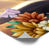 Cute Lion Reading a book Art Nursery Poster (Hoek)