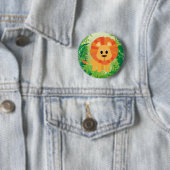 Cute Lion Ronde Button 5,7 Cm (In situ)