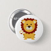 Cute Lion Ronde Button 5,7 Cm (Voorkant /achterkant)
