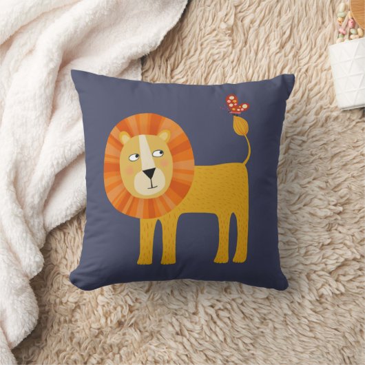 Cute Lion Sierkussen (Deken)