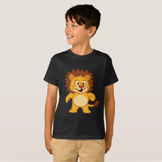 Cute Lion T-shirt (Voorkant volledig)