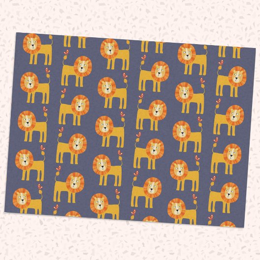 Cute Lion Tissue Paper Tissuepapier