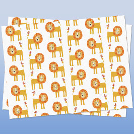 Cute Lion Tissue Paper Tissuepapier