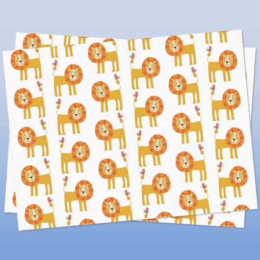 Cute Lion Tissue Paper Tissuepapier