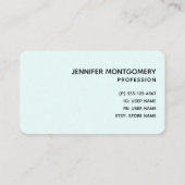 Cute Lion Vist op de maan Waterverf Visitekaartje (Achterkant)