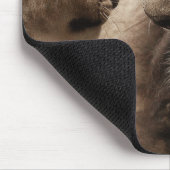 Cute Lioness en Playful Cub Muismat (Hoek)