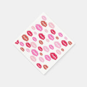 Cute Lips Bachelorette Party Napkins Servet (Hoek)