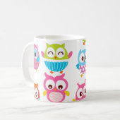 Cute Litte Owls Koffiemok (Voorkant links)