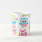 Cute Litte Owls Koffiemok (Center)