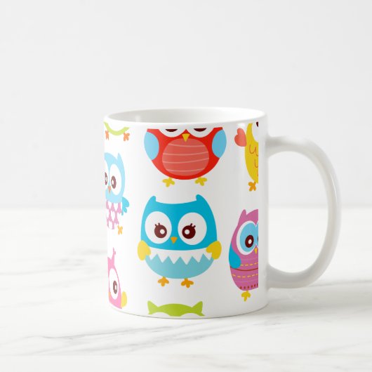 Cute Litte Owls Koffiemok (Rechts)