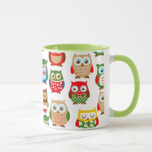 Cute Litte Owls Mok (Rechts)