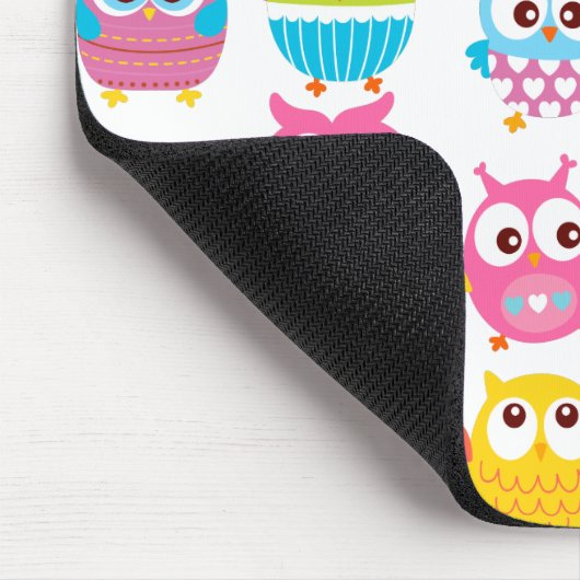 Cute Litte Owls Muismat (Hoek)