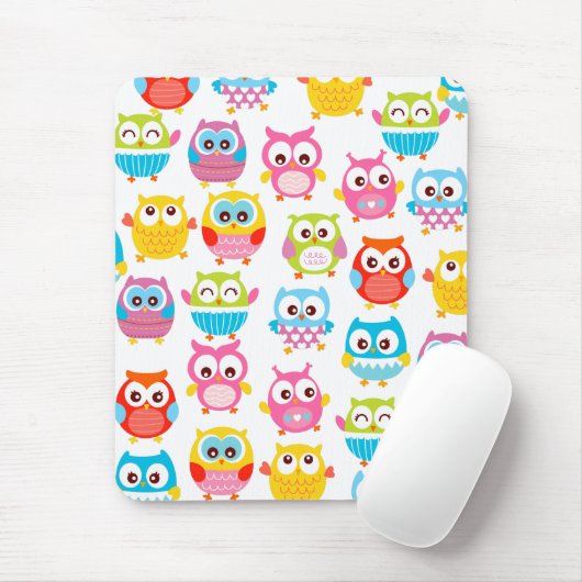 Cute Litte Owls Muismat (Met muis)