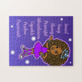 Cute Little African American prinses Legpuzzel (Horizontaal)