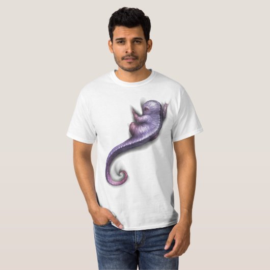 Cute little alien hatchling t-shirt (Voorkant volledig)