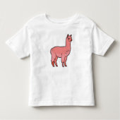 Cute little alpaca kinder shirts (Voorkant)