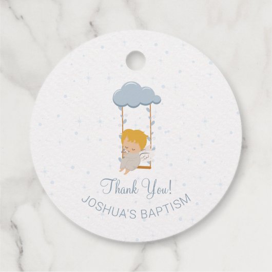 Cute Little Angel Bedankjes Labels (Achterkant)